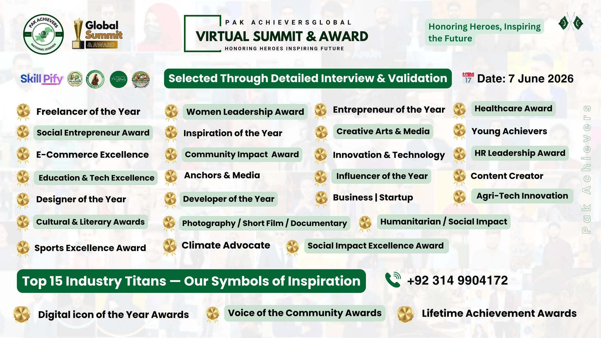 Online Virtual Global Summit & Awards